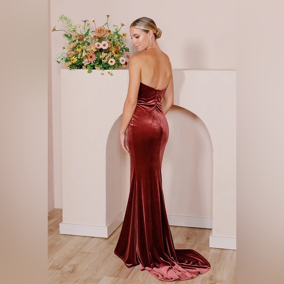 Revelry Quinn Velvet Dress - Picture 3 of 4